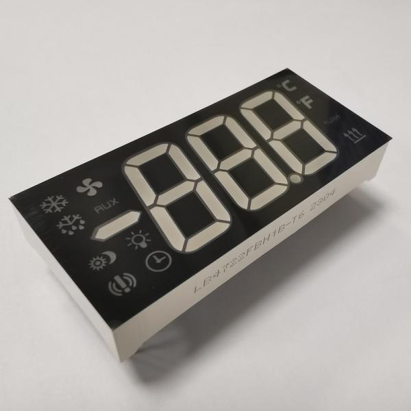 Ultra Bright Blue Triple Digit 7 Segment LED Display Common Cathode for Refrigerator Controller