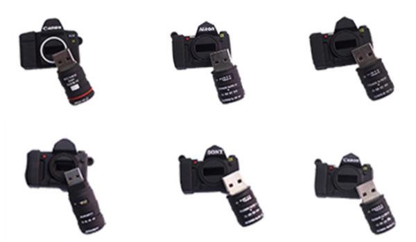Promotional USB Flash Drive Cartoon Silicone Camera USB Flash Memory