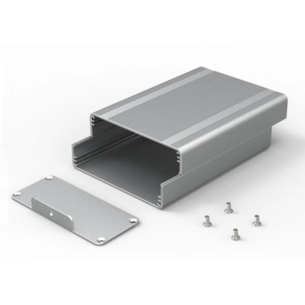 カスタマイズされた6063のアルミニウム形の解決PCBのエンクロージャ/障壁の保護ハウジング