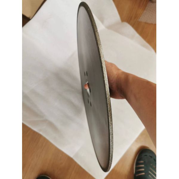 490*6.4*80*8*4.4mm CBN Diamond Wheel For Grinding Cast Iron Electroplated Cutting Disc