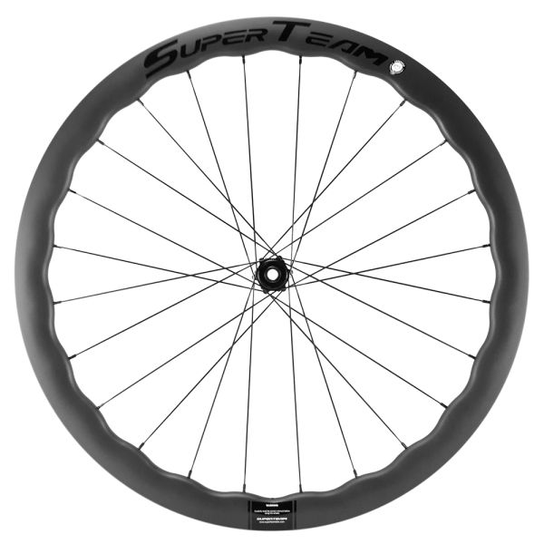 Superteam personalizado 25mm Largura 45mm Profundidade Clincher Carbono rodas de bicicleta