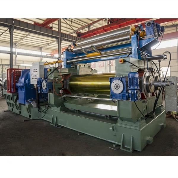 900 mm Length Plastic Open Type Roller Rubber Two Roll Mixing Mill Oil Heat Machine 220V