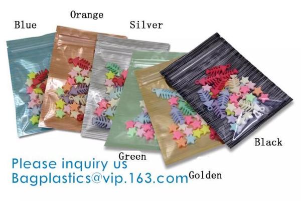 Mylar Plastic Edible, Foil Bag Child Toy Pouch, High Barrier Reclosable Stand Up Zipper Poly Toy Bag