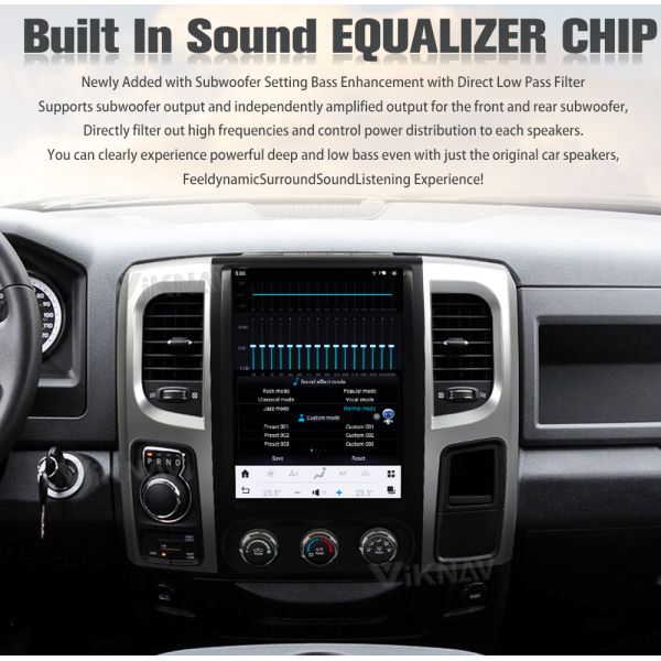 12.1 дюймовый Android 13 Стерео Для 2013-2019 Dodge Ram Радио Сенсорный экран GPS навигация Мультимедийный проигрыватель Carplay