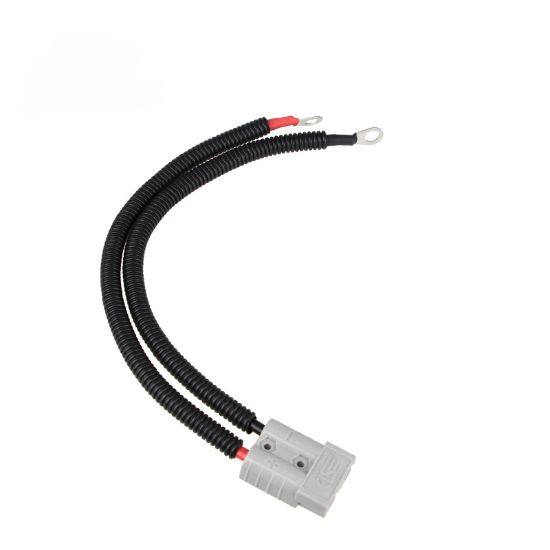 Anderson Automotive Wiring Harness 50A Connector Bellows 8AWG Car Battery Harness