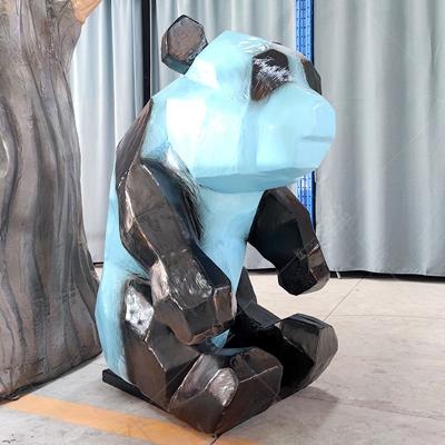 Modelo de panda animatrónico personalizado e impermeable para parques temáticos