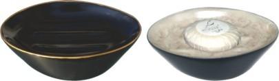Forma oval do suporte moderno luxuoso do sabão do banheiro da resina da decoração