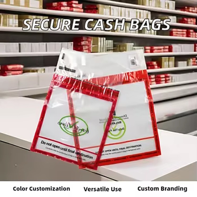 Protecting Function Security Bag for Documents and Money With Water-resistant Coating and Strong Closure