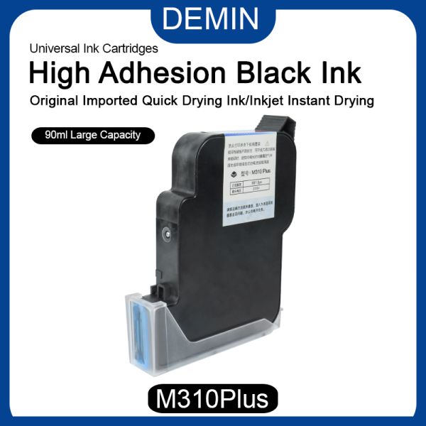 Demin M310PLUS High Adhesion Black for Ink Cartridge Fast Drying Universal for Ink for Inkjet Strong Universal Inkjet Cartridge