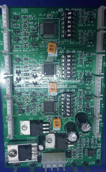 La placa  para OTIS elevador RS14-3