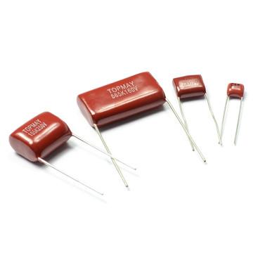 CL21 MEF Metallized Polyester Film Capacitor 224K 400V For LED Driver