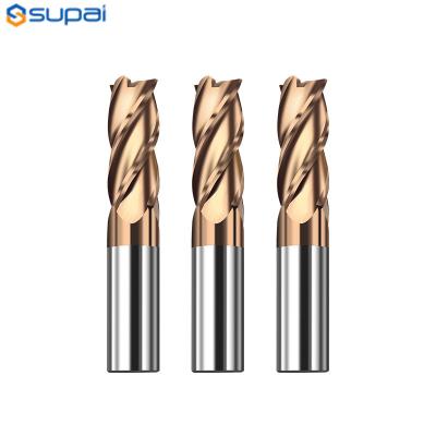 Hrc55 Carbide End Mill 1-6mm 4 flautas Metal Chave Seat Face Router Bit Milling Cutter Alloy Coating Drill Bits Cnc Machining