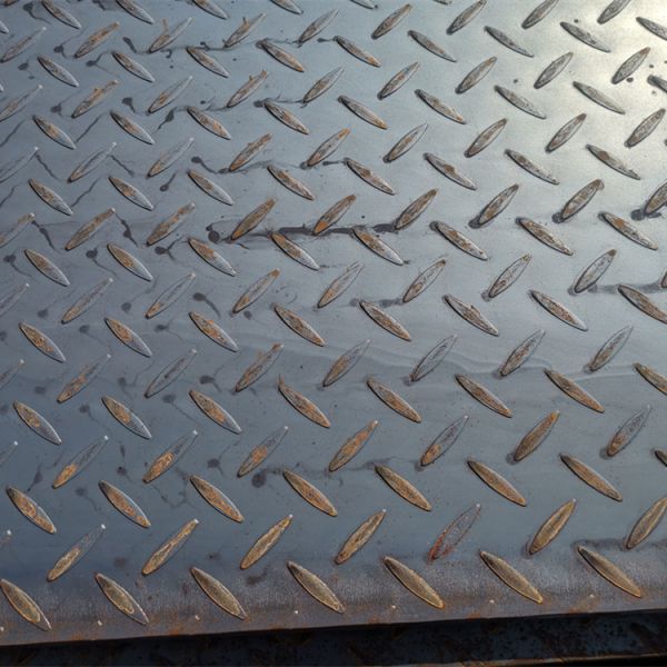 Tear Drop Pattern Mild Steel Checkered Plate A36 Carbon MS