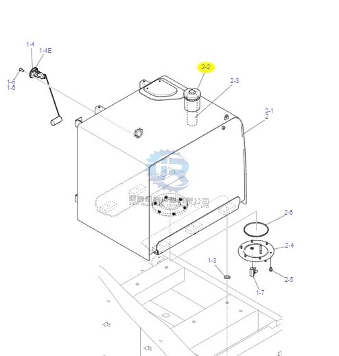 Части экскаватора крышки Sk330-8 топливного бака OEM Yn20p01034p2 запасные