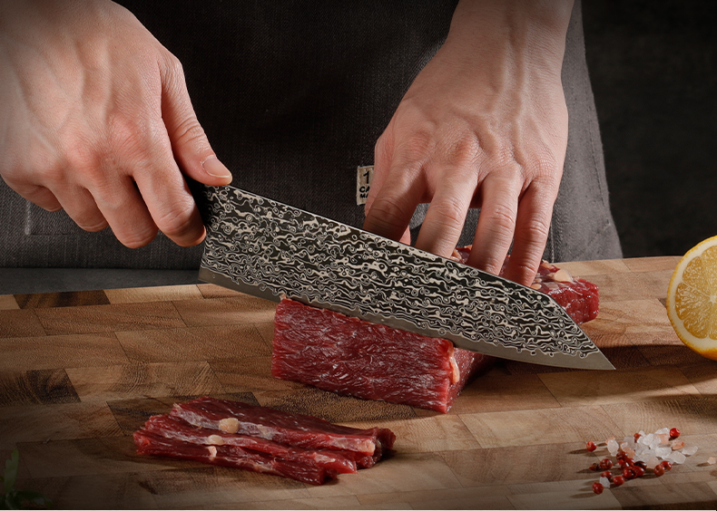 Longyichang N690 Powder Steel Gyuto Knife Hand‑Forged Japanese Chef’s Knife for Modern Kitchen