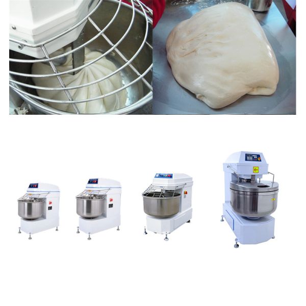 Two Speed Double Action Spiral Dough Food Mixer Machine Electric 304 SS