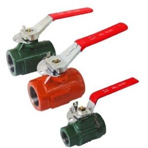 Oilfield Threaded Ball Valve Manifold Control Valve A216 WCB Oil Patch Ball