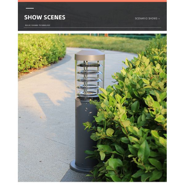 Paisagem da casa de campo do hotel das luzes E27 220V 145x600MM do gramado do diodo emissor de luz do quintal