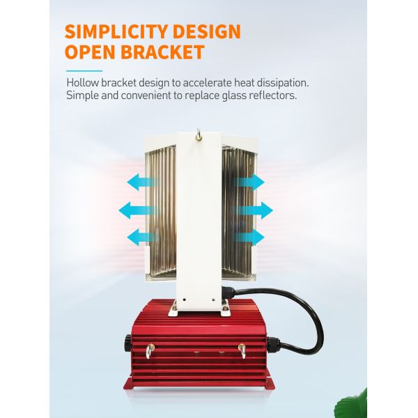 спектр 60hz 500w полный растет равенство воздуха светов плюс CMH 894μmol/s