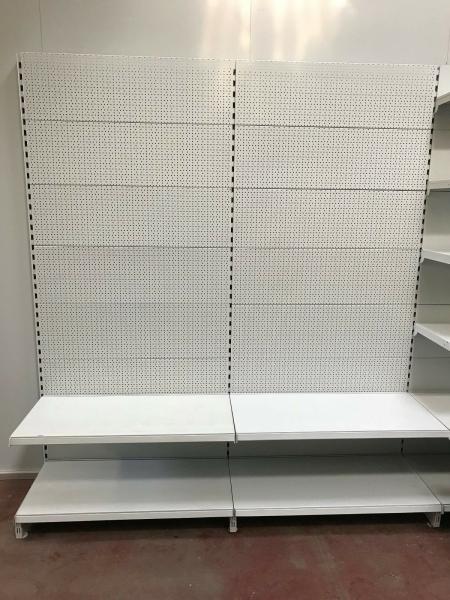 120kg Per Layer Supermarket Shelf Rack 570MM Heavy Duty Stainless Steel