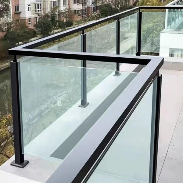Handrails Glass Railing Steel Stainless Aluminum Alloy Indoor  Balcony Balustrade