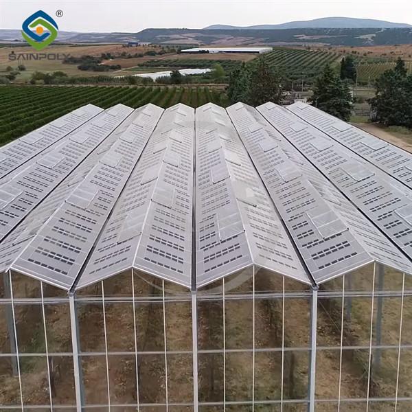 Customizable Winter Glass Solar Cell Greenhouse With Automation System