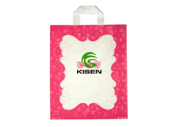 Fork Ear Packaging PE Plastic Bag Lightweight For Garment Smooth Surface