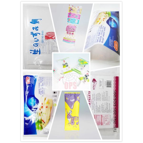 Low Temperture Resistant Frozen Food Bags , Laminated Plastic seafood packaging bags