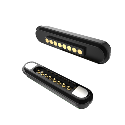 12V 3A Magnetic Pogo Pin Connector 8 Pin Magnetic Connector  For Electronic Device