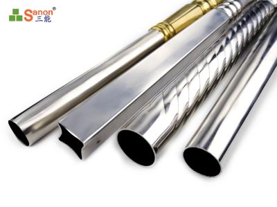 1/2 Inch Square Welded Tube Stainless Steel Oval Rectangle Pipe Anti Corrosion