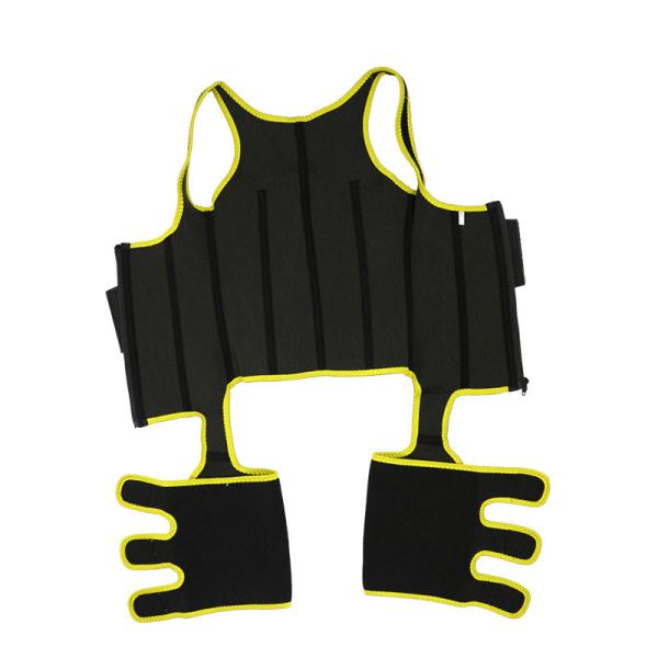 Da cintura completa do corpo do ajustador 6XL da coxa do neopreno correias de couro ajustáveis de Cincher