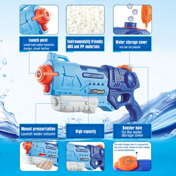 Игрушки спринклера воды ODM OEM, пластиковые игрушки водяного пистолета 300g для детей
