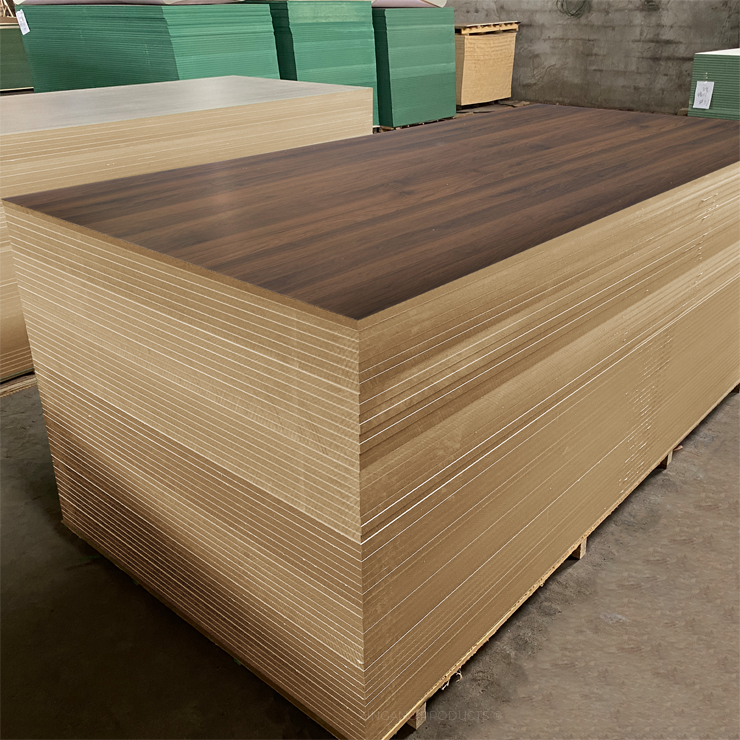 OEM Scratch Resistant Melamine Laminated MDF Boards 1220x2440mm 1830x2440mm