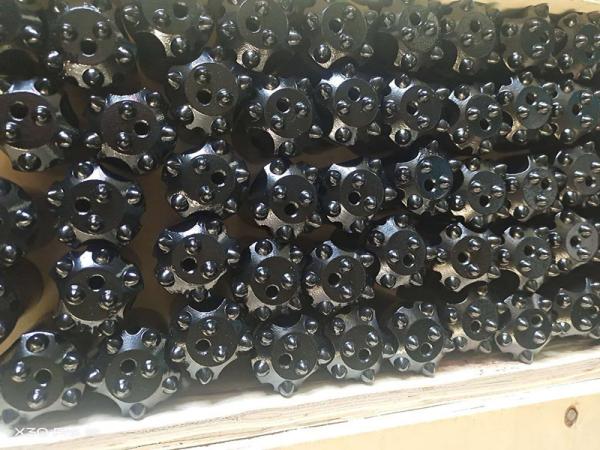 Rock Drill Spare Parts 12 Degrees Tapered Dril Bit With 7 Carbides Insert