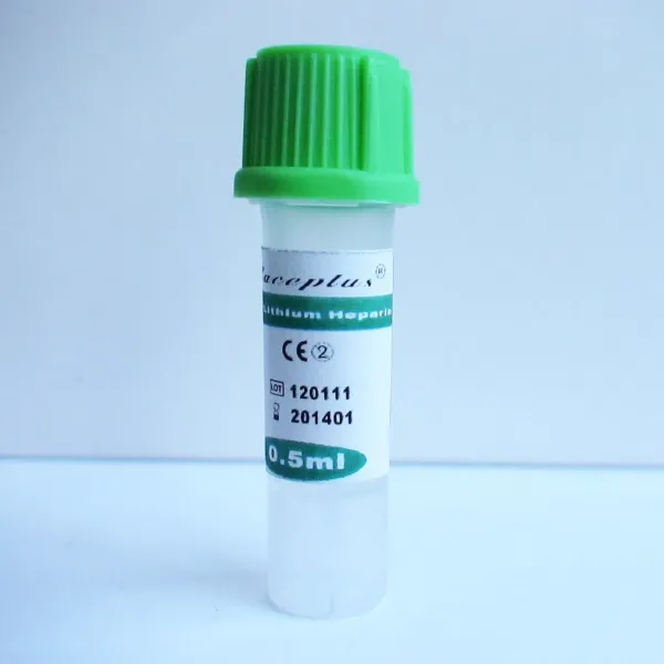 Siny Non-Vacuum Blood Collection Tubes for Pediatric Use