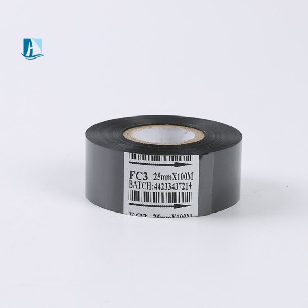 25*100m Black Hot Stamping Ribbon SCF900 Original and Protective for Durable Printing