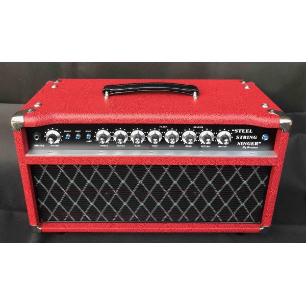 2024 HOT!!! Dumble #002 Version Clone SSS20-Steel String Singer SSS Tube Amp Head 20Watt in Suede Brown with Original Knobs