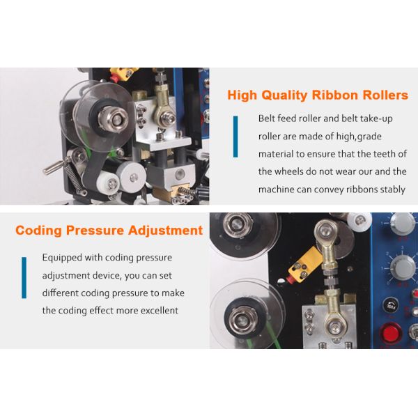 Hot Stamping Coding Foil Ribbon for Expiry Date Batch Number Code Stamp Ribbon Encoder