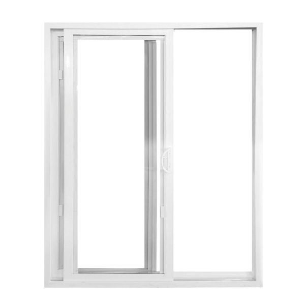 5.5 дюймовые UPVC Сдвижные окна и двери Внутреннее закаленное стекло UPVC Двери