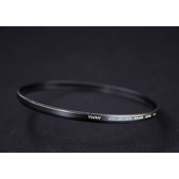 Camera Lens UV Filter 77mm 67mm 82mm Bebronze Ring with Optical Glass in Gold Line