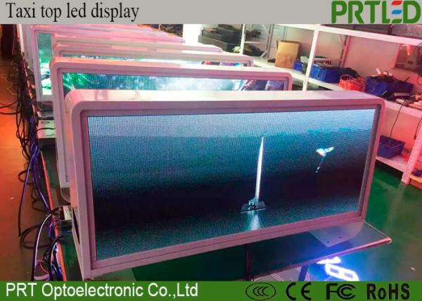 5500 Nits Full Color Taxi Top LED Display SMD 3 In 1 960x320mm Screen Size