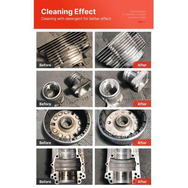 Industrial Ultrasonic Cleaner 40L Tank 380V for Auto Parts Degreasing