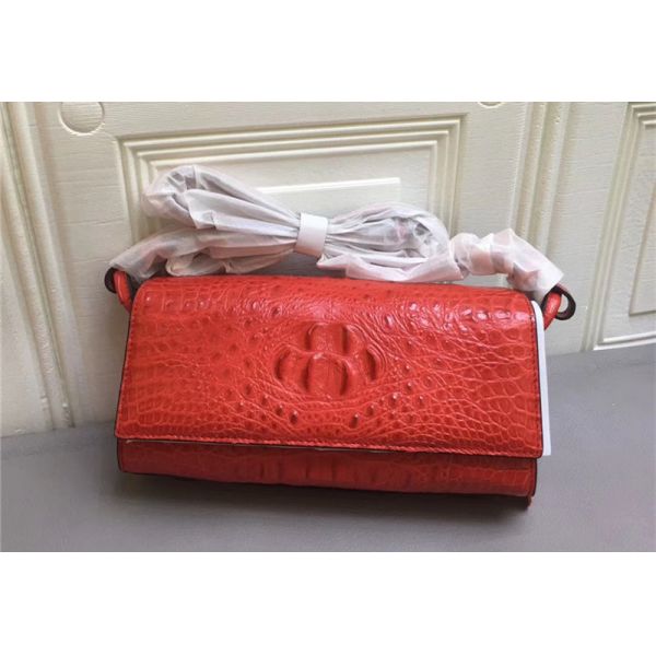 Genuine Crocodile Skin Lady Small Flap Purse Authentic Alligator Leather Women Sling Shoulder Bag Female Cross Body Bag