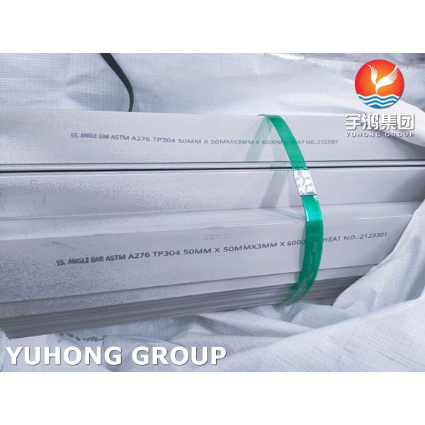 ASTM A276 Stainless Steel 304 Angle Bar 6m Length 50*50*3mm For Industrial Furnace
