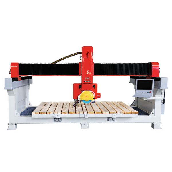 5 Axis 15kw Bridge Cutting Machine for Stone Customizable CNC Machine with Maximum Cutting Length Stone Machinery