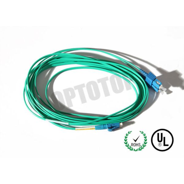 LC SC Fiber Patch Cord 2F ZIP 2MM Corning , Long Life Fiber Optic Jumper