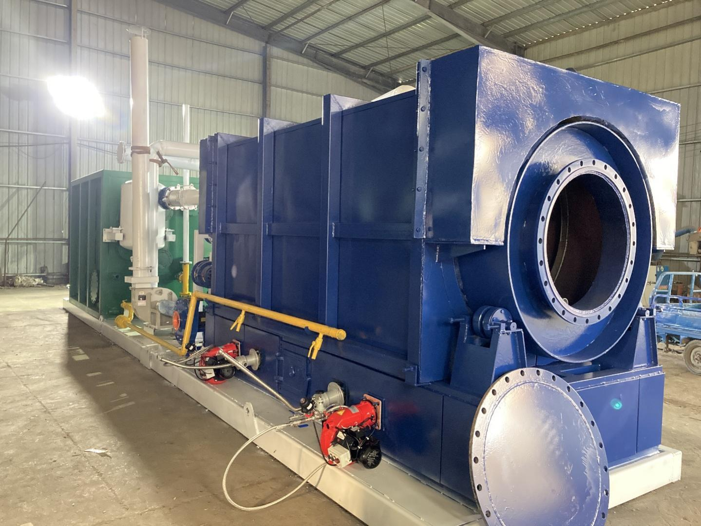 MJ-2 Model Skid Mounted Waste Plastics Pyrolysis Plant Weight KG 15000 kg