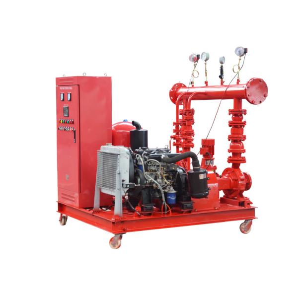 Large Capacity Emergency Fire Water Pump System Standard Inlet / Outlet Diameter