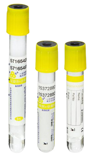 CE ISO Vacuum Blood Collection Tube with Coagulant and Separation Gel 2ml 8ml Glass PET