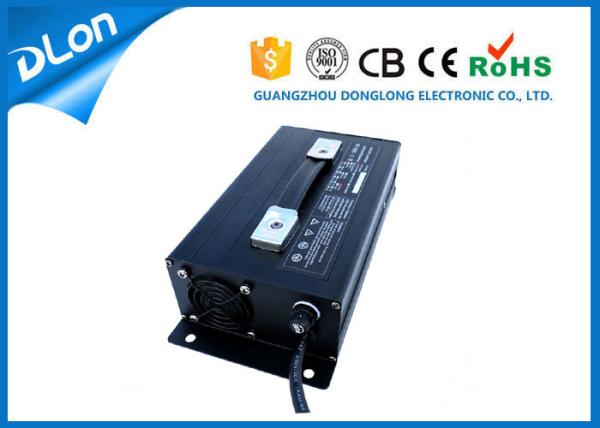 Led displayer black aluminium case txt plug 48v 15a golf cart charger for ezgo powerwise
